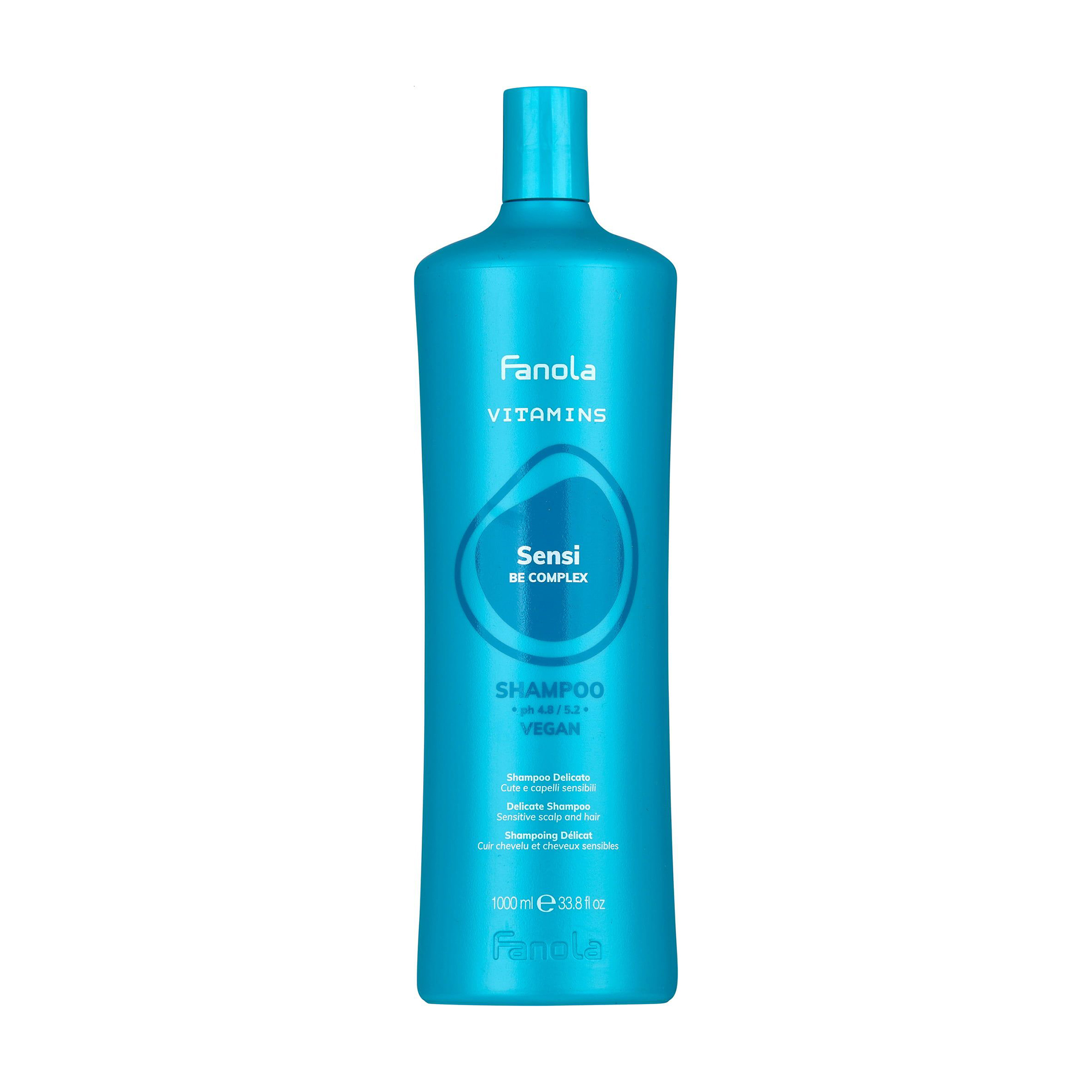 Шампунь Fanola Vitamins Sensi Be Complex Shampoo для чутливої шкіри голови та волосся, 1 л